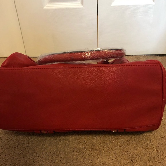 NEW Red Embellished Handbag - Picture 3 of 5